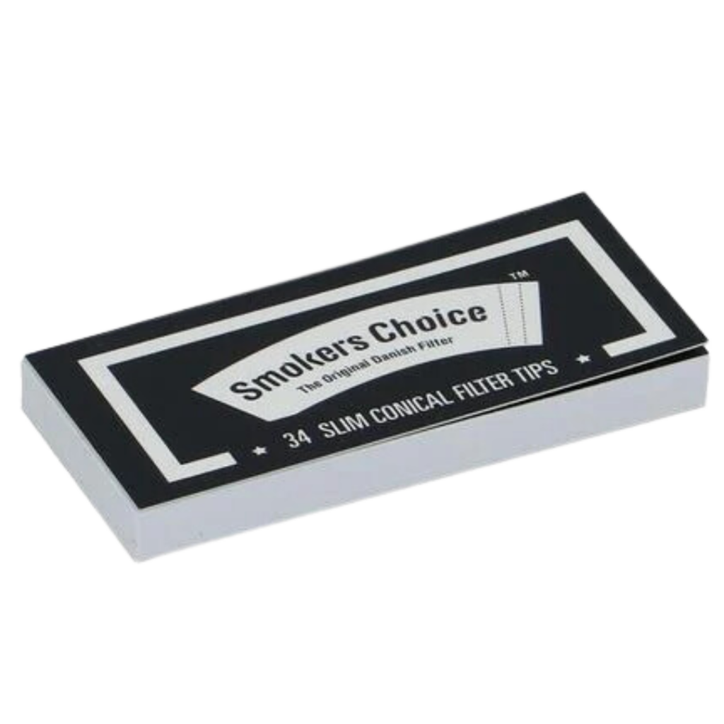 Filter Tips Slim Conical Black - Smokers Choice