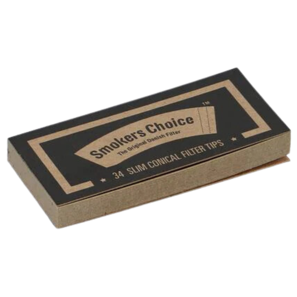 Filter Tips Slim Conical Brown - Smokers Choice