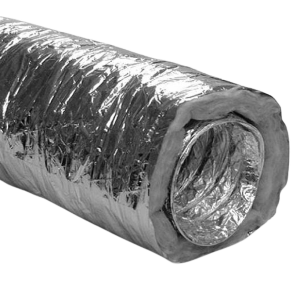 Lydløs alu flex rør - 10 meter