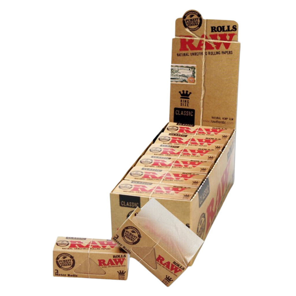 Raw - Classic Rolls King Size meter papir