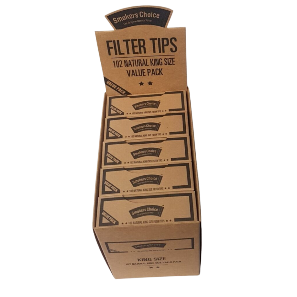 Smokers Choice - 102 Natural King size filter tips