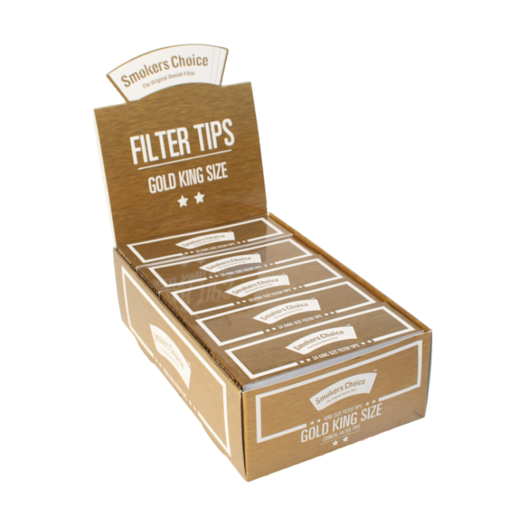 Smokers Choice - 34 King Size guldfilter tip