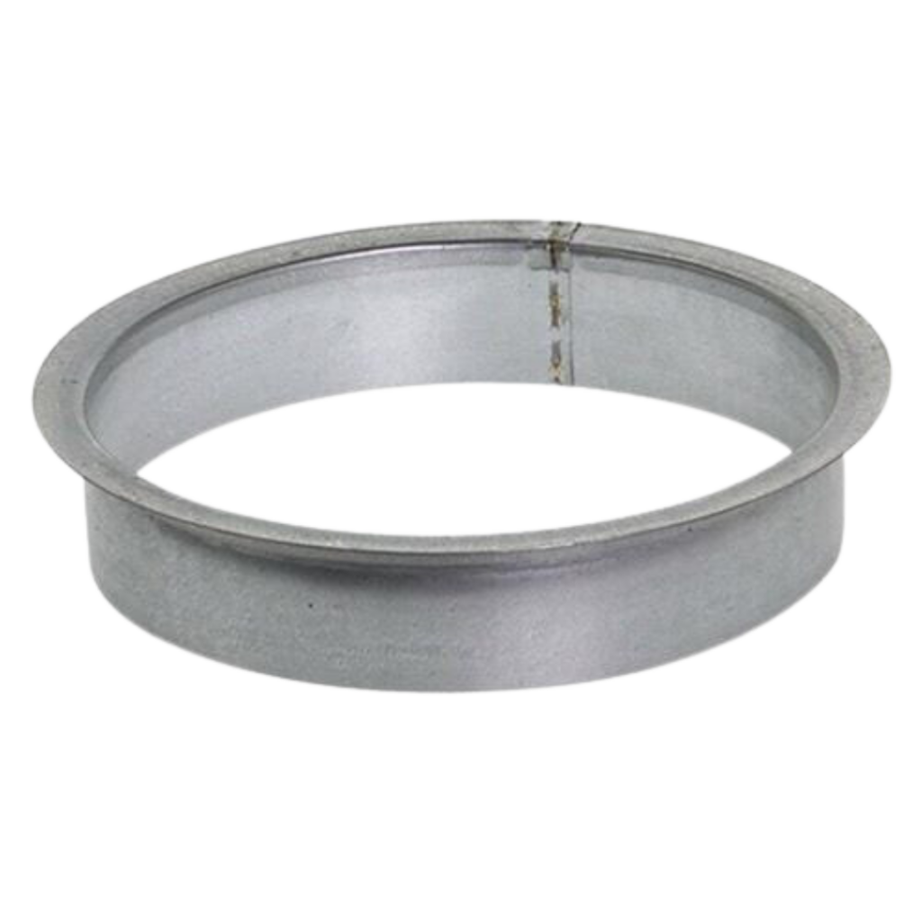Zink belagt ventilations flange