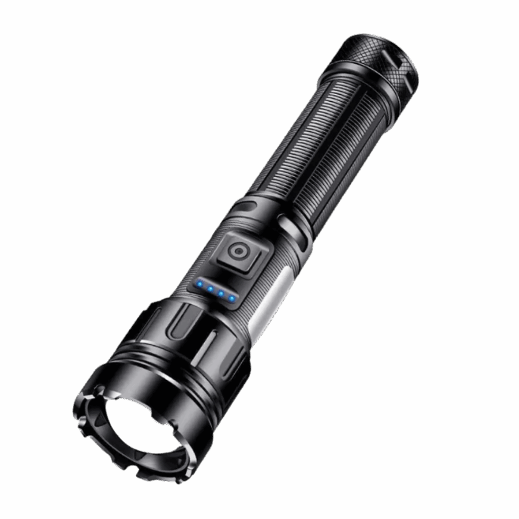 kraftig lommelygte 5.000 Lumen + Genopladeligt Batteri