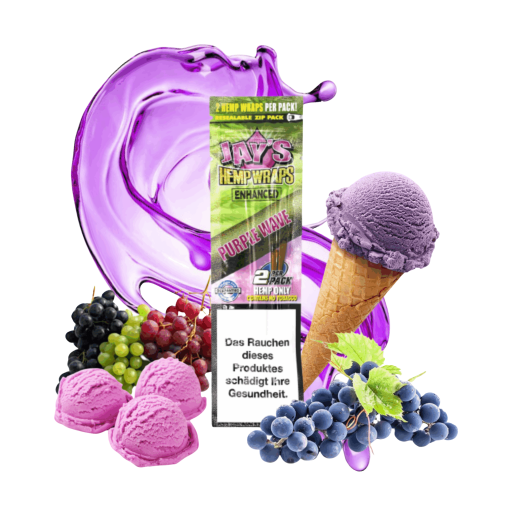 JUICY® Hemp Wraps – Purple Wave