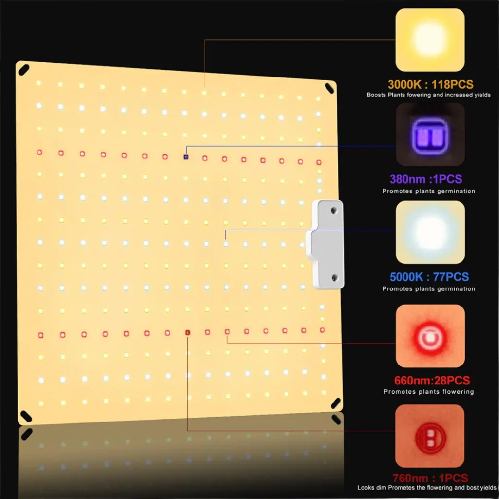 Ledlys vækst og blomst - 120W