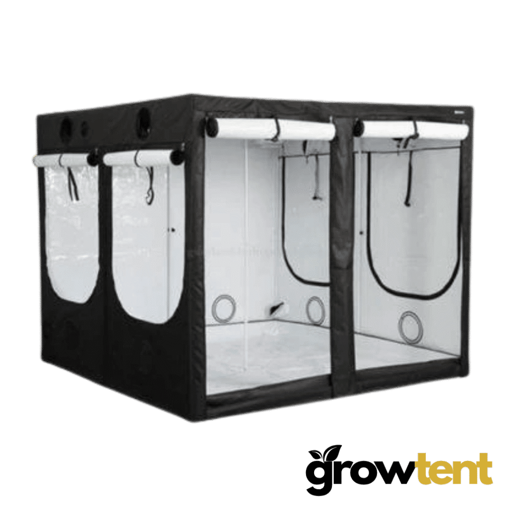 Grow Tent 200x200x200 cm, 600D Mylar, 19 mm stænger